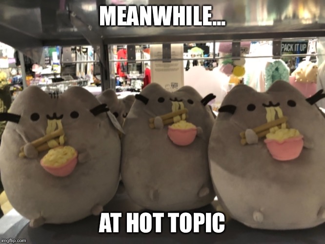 Hot Topic | MEANWHILE... AT HOT TOPIC | image tagged in memes,hot topic | made w/ Imgflip meme maker