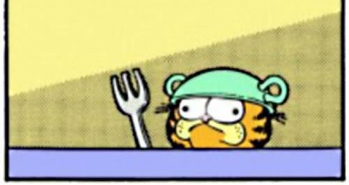 High Quality Garfield Boi Blank Meme Template