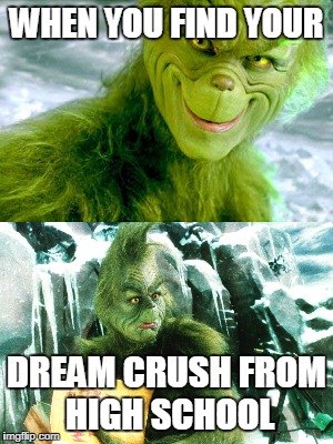 young grinch in school meme