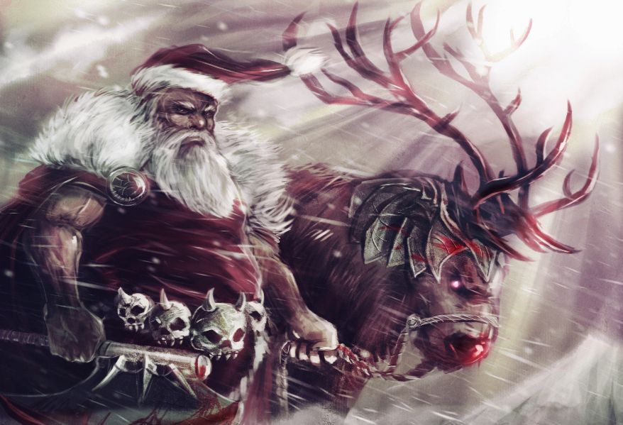 Metal Santa Odin Blank Meme Template