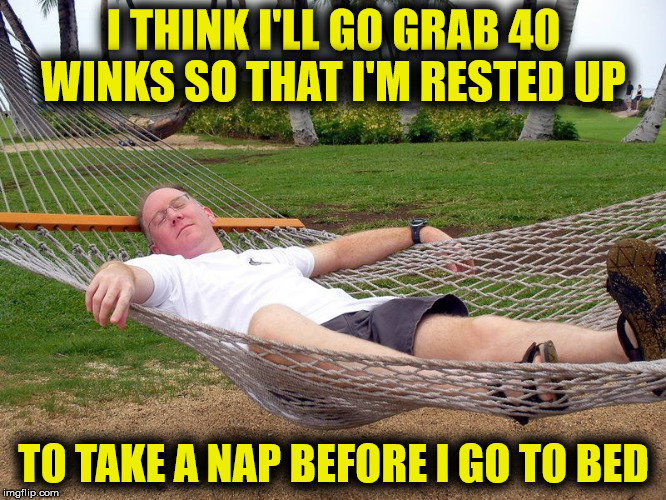 to think I used to fight nap-time when I was a child | I THINK I'LL GO GRAB 40 WINKS SO THAT I'M RESTED UP; TO TAKE A NAP BEFORE I GO TO BED | image tagged in naps,sleep,old age,rest | made w/ Imgflip meme maker