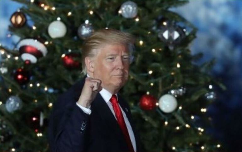 High Quality Trump Christmas Blank Meme Template