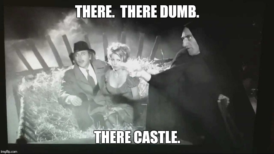 THERE.  THERE DUMB. THERE CASTLE. | made w/ Imgflip meme maker