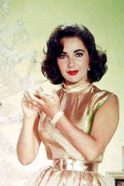 Elizabeth Taylor getting Blank Meme Template