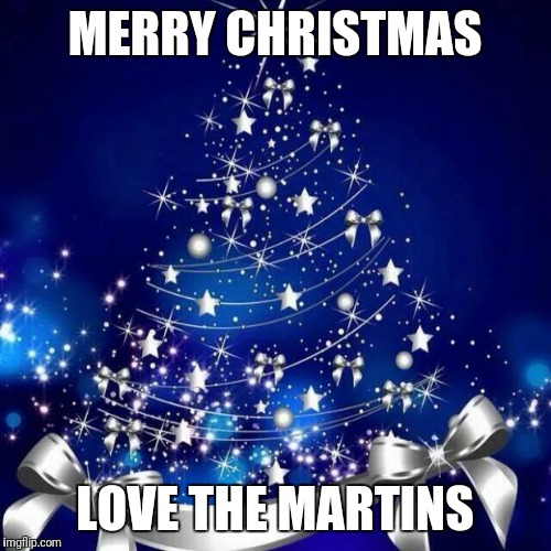 Merry Christmas  | MERRY CHRISTMAS; LOVE THE MARTINS | image tagged in merry christmas | made w/ Imgflip meme maker