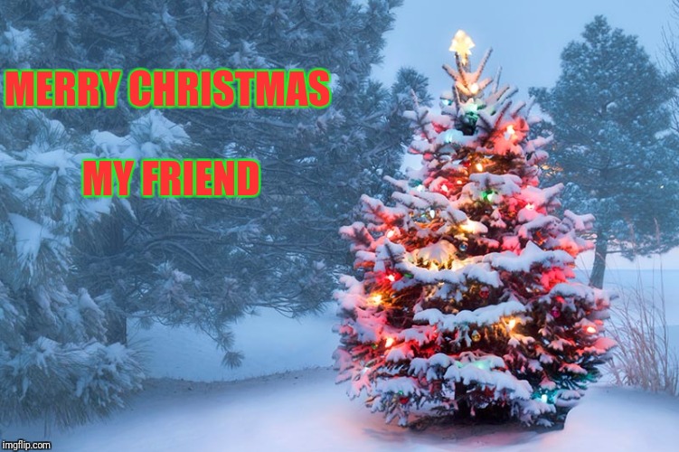 MERRY CHRISTMAS MY FRIEND | made w/ Imgflip meme maker