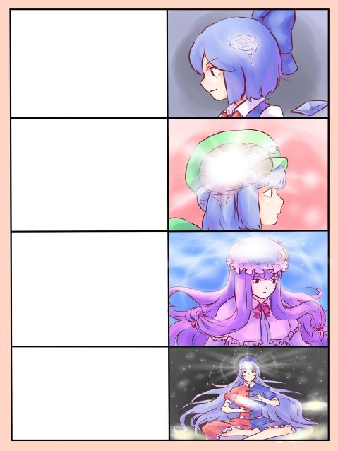 High Quality Touhou Mind Blowing Blank Meme Template