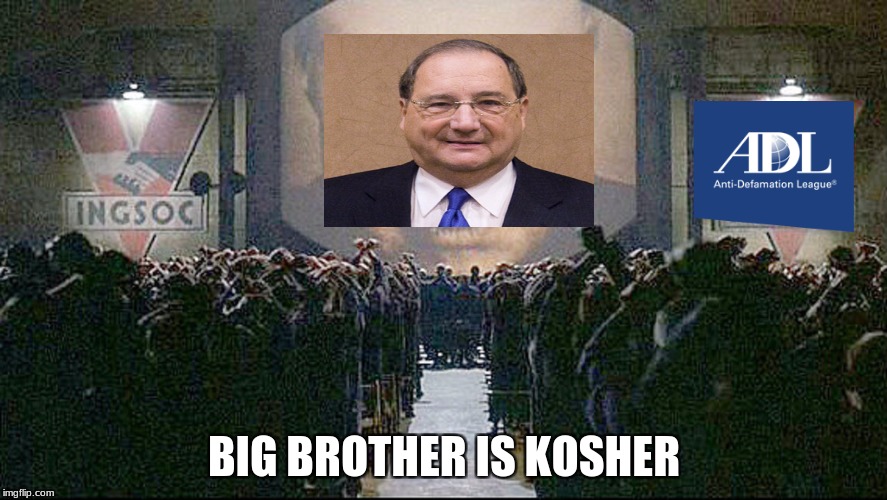 BIG BROTHER IS KOSHER | image tagged in 1984 | made w/ Imgflip meme maker