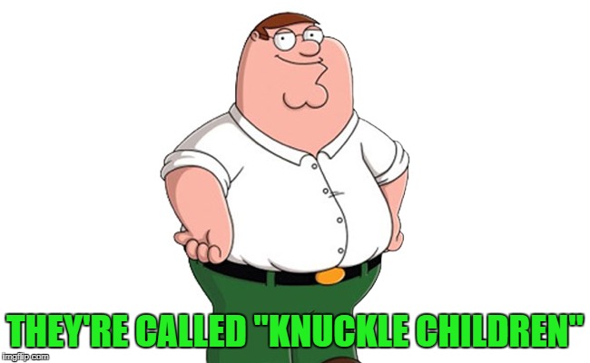 THEY'RE CALLED "KNUCKLE CHILDREN" | made w/ Imgflip meme maker