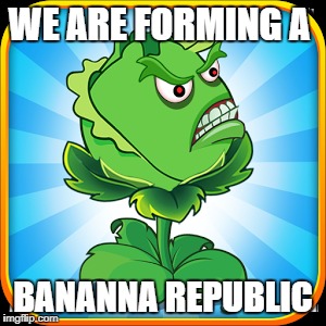 WE ARE FORMING A BANANNA REPUBLIC | made w/ Imgflip meme maker