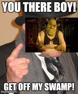 Back In My Day Meme | YOU THERE BOY! GET OFF MY SWAMP! | image tagged in memes,back in my day | made w/ Imgflip meme maker