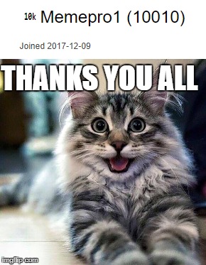 10000 | THANKS YOU ALL | image tagged in 10000 points | made w/ Imgflip meme maker