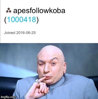 Thank you all so much for getting me here so quickly | YA | image tagged in memes,imgflip,one million points,apesfollowkoba | made w/ Imgflip meme maker