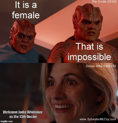 Jodie Whittaker as the 13th Doctor in Doctor Who. | Welcome Jodie Whittaker as the 13th Doctor | image tagged in doctor who,dr who,the doctor,jodie whittaker | made w/ Imgflip meme maker