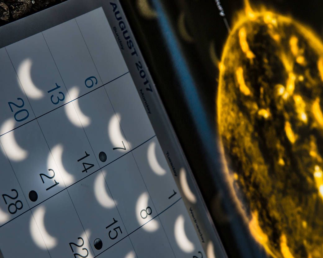 Calendar with Crescent Moons Blank Meme Template