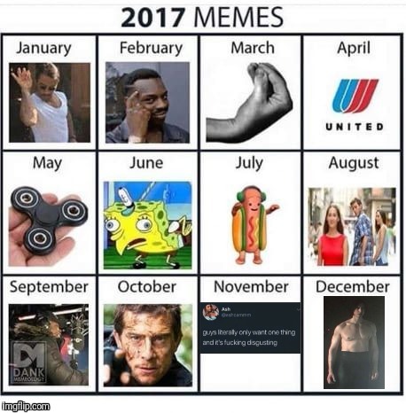 Meme Calendar 2017 | image tagged in memes,meme,funy memes,calendar,2017 | made w/ Imgflip meme maker