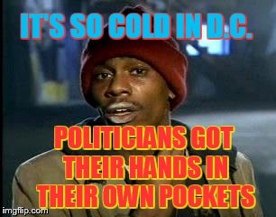 Y'all Got Any More Of That Meme | IT'S SO COLD IN D.C. POLITICIANS GOT THEIR HANDS IN THEIR OWN POCKETS | image tagged in cold weather,washington dc,freezing,politicians,winter,snow | made w/ Imgflip meme maker