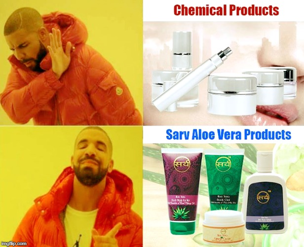 Don't Go for Chemical as Drake Suggest Aloe Vera Products | image tagged in aloe vera products,aloe vera face wash,aloe vera shampoo | made w/ Imgflip meme maker