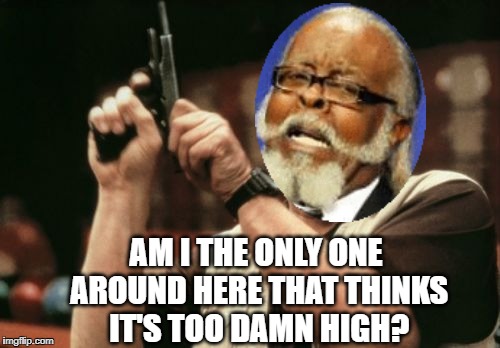 Am I The Only One Around Here Meme | AM I THE ONLY ONE AROUND HERE THAT THINKS IT'S TOO DAMN HIGH? | image tagged in memes,am i the only one around here,meme,too damn high | made w/ Imgflip meme maker