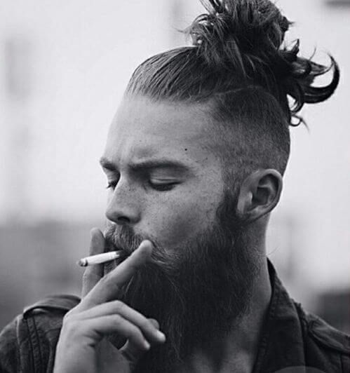 Hipster Man Bun Twat Blank Meme Template