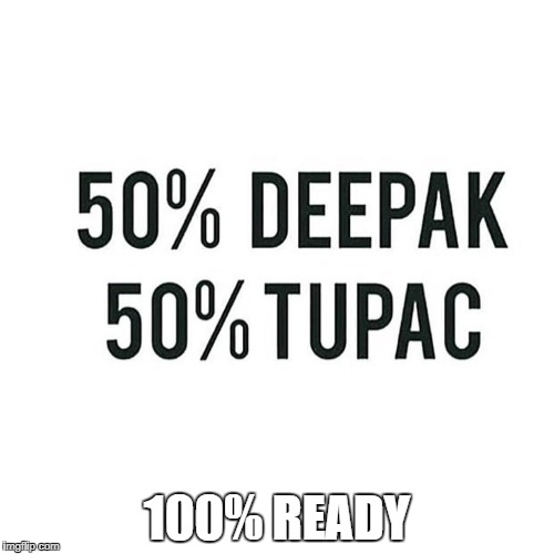 100% READY | image tagged in baobob 2018 | made w/ Imgflip meme maker