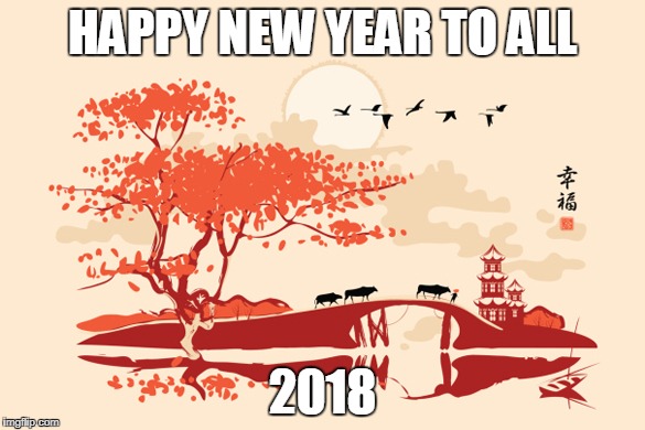 ny | HAPPY NEW YEAR TO ALL; 2018 | image tagged in happy new year | made w/ Imgflip meme maker