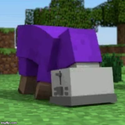 Purple Shep In A Toaster | image tagged in purple shep in a toaster | made w/ Imgflip meme maker