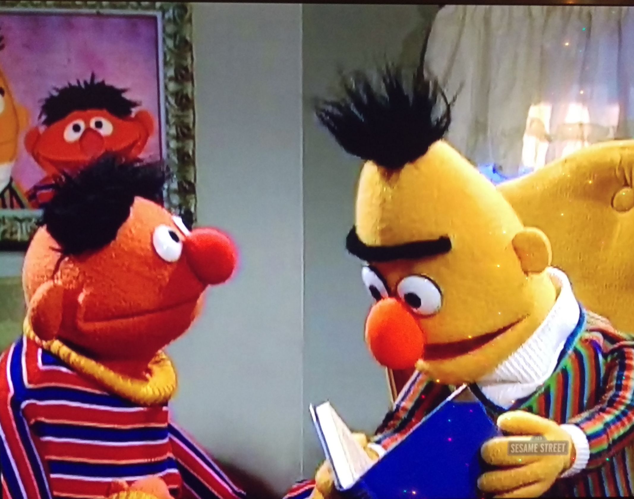 Bert and Ernie Blank Meme Template
