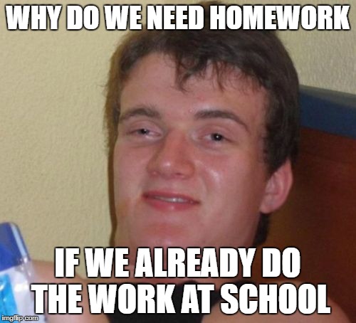 why do we need homework