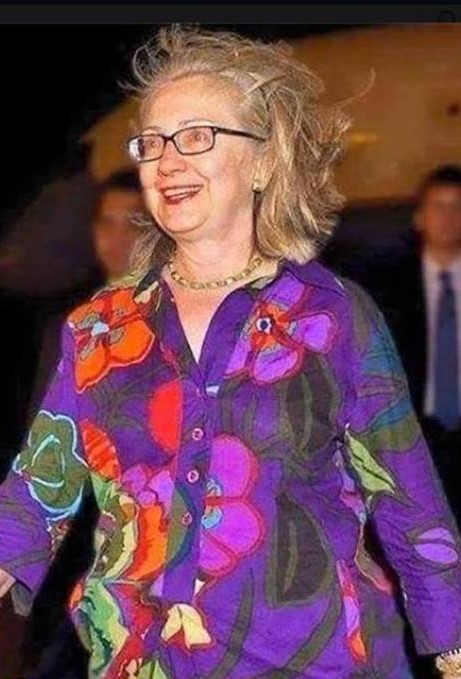 High Quality Hillary Hair Blank Meme Template