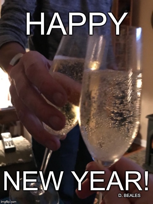 Happy New Year | HAPPY; NEW YEAR! D. BEALES | image tagged in new year | made w/ Imgflip meme maker