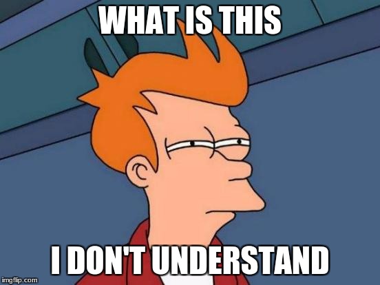 Futurama Fry Meme | WHAT IS THIS I DON'T UNDERSTAND | image tagged in memes,futurama fry | made w/ Imgflip meme maker