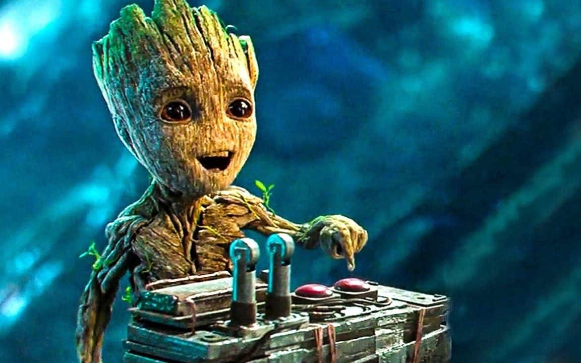 Baby Groot Push Button Blank Meme Template