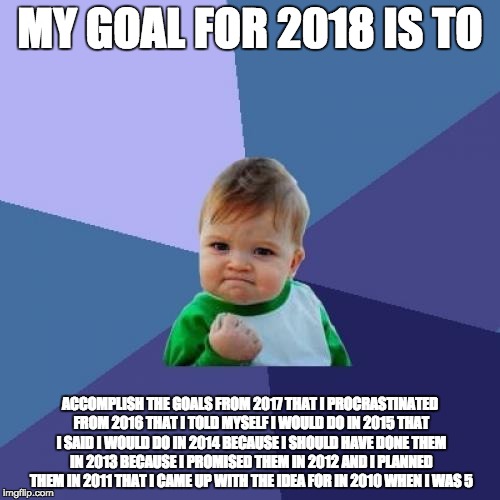 New Year's Resolutions? 21ye7h