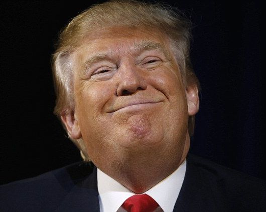 High Quality Trump Smiling Blank Meme Template