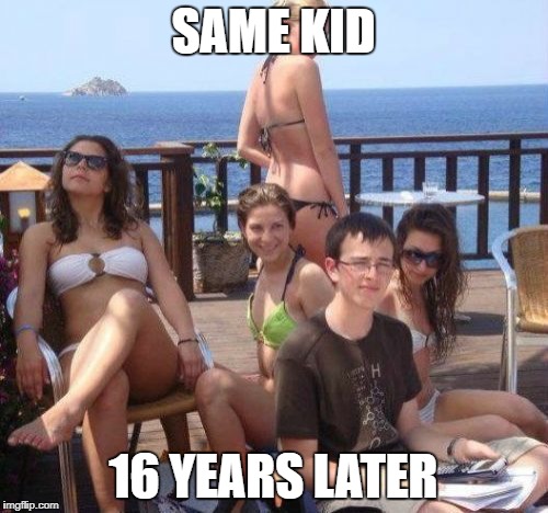SAME KID 16 YEARS LATER | made w/ Imgflip meme maker