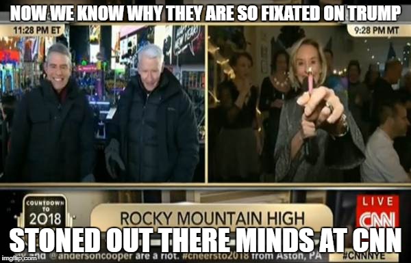 Stoner CNN DOPES DOING THE NEWS | NOW WE KNOW WHY THEY ARE SO FIXATED ON TRUMP; STONED OUT THERE MINDS AT CNN | image tagged in pothead,drugs,dopers,cnn fake news | made w/ Imgflip meme maker