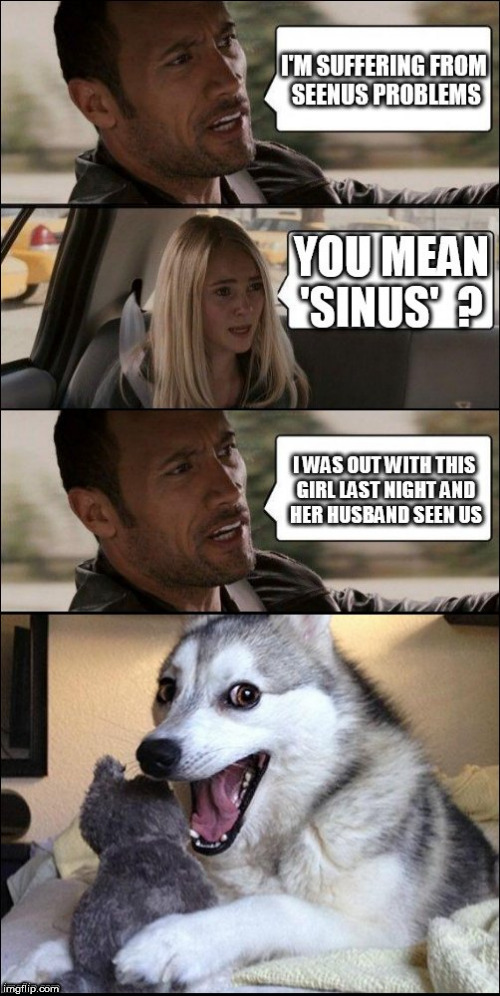 He Nose; He Knows. | image tagged in leaderboard,homepage,bad pun dog,the rock driving | made w/ Imgflip meme maker