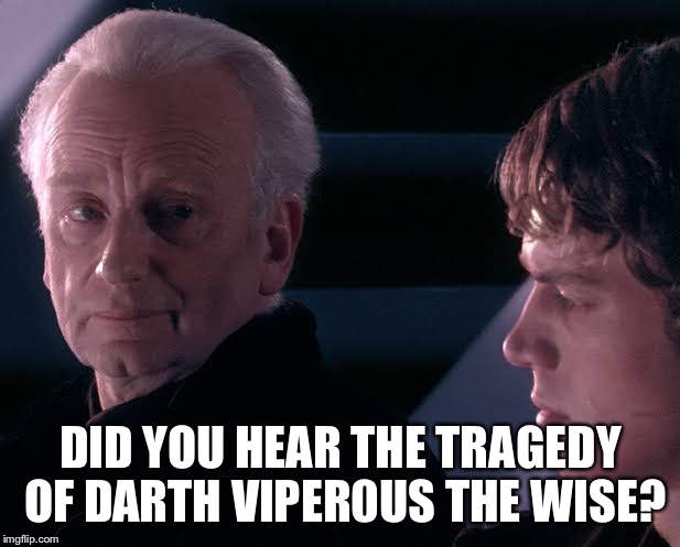 Have You Heard The Legend Of Darth Plagueis The Wise