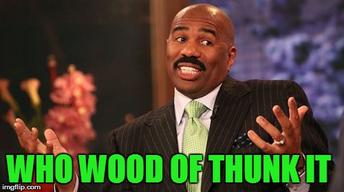 WHO WOOD OF THUNK IT | made w/ Imgflip meme maker