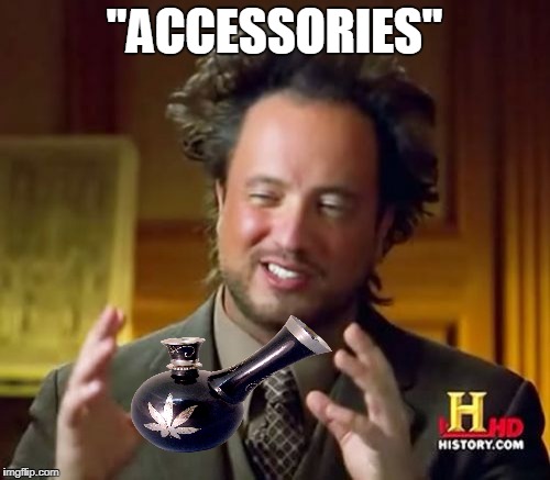 Ancient Aliens Meme | "ACCESSORIES" | image tagged in memes,ancient aliens | made w/ Imgflip meme maker