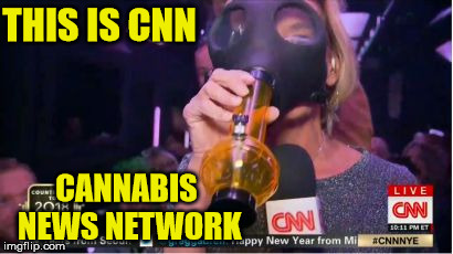 I Always Knew CNN Was Doobie-ous | THIS IS CNN; CANNABIS NEWS NETWORK | image tagged in cnn,memes,cannabis,what if i told you | made w/ Imgflip meme maker