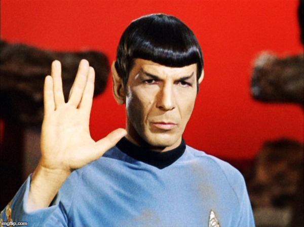 . | image tagged in spock | made w/ Imgflip meme maker
