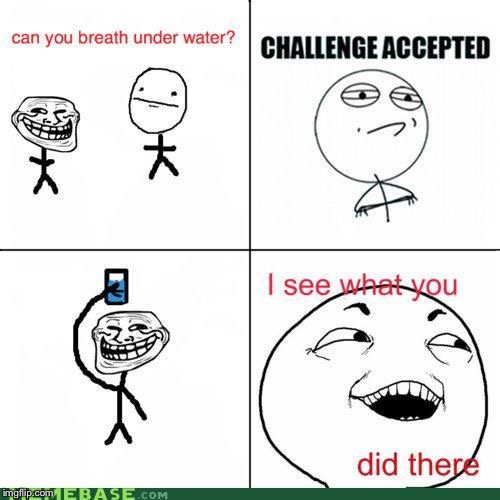 Challenge Accepted Rage Face Meme Generator - Imgflip