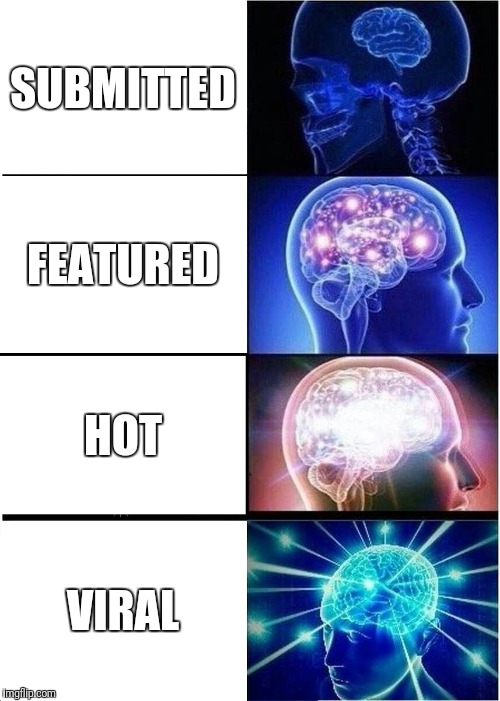 Expanding Brain Meme | SUBMITTED; FEATURED; HOT; VIRAL | image tagged in memes,expanding brain | made w/ Imgflip meme maker