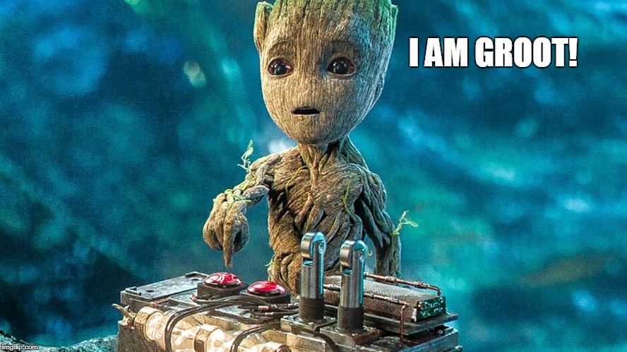 Groot button | I AM GROOT! | image tagged in groot button | made w/ Imgflip meme maker