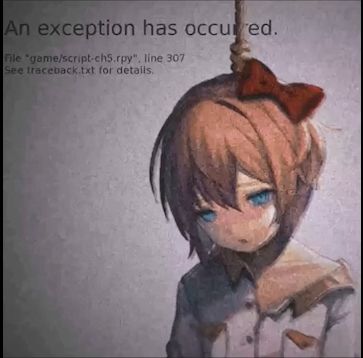 Sayonara Sayori Blank Meme Template