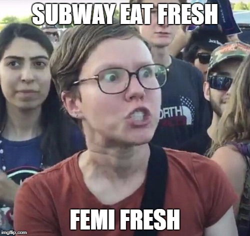 SUBWAY EAT FRESH FEMI FRESH | made w/ Imgflip meme maker