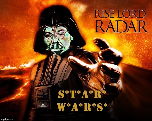 The birth of Darth Radar - Ruler of the 4077 | . | image tagged in darth radar in star wars,mash memes,walter oreilly,tv show,vaders twin | made w/ Imgflip meme maker