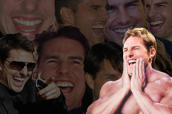 High Quality Tom Cruise Laughing Blank Meme Template